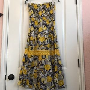 Strapless dress